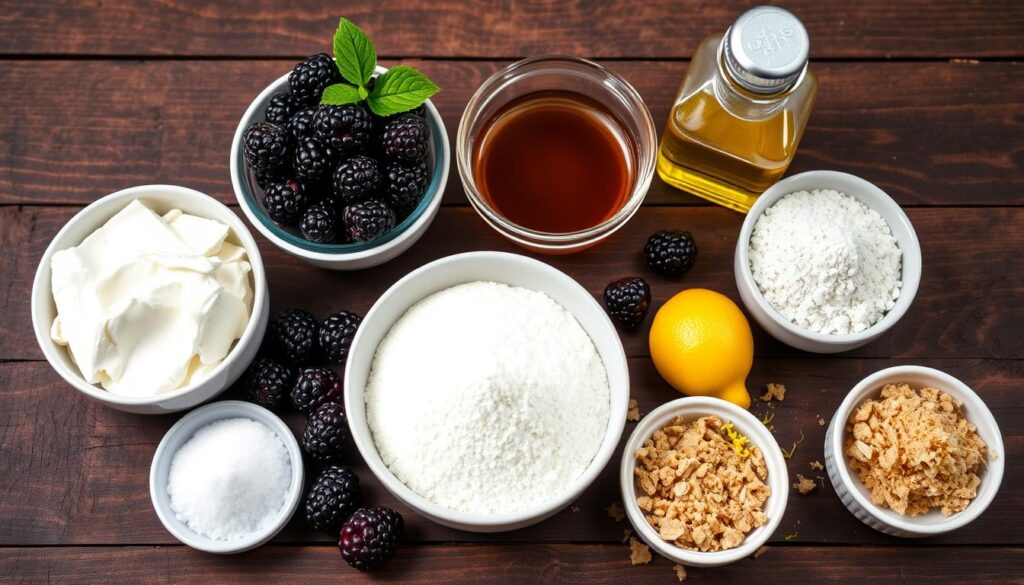 Essential Ingredients for Your Blackberry Cheesecake Recipe