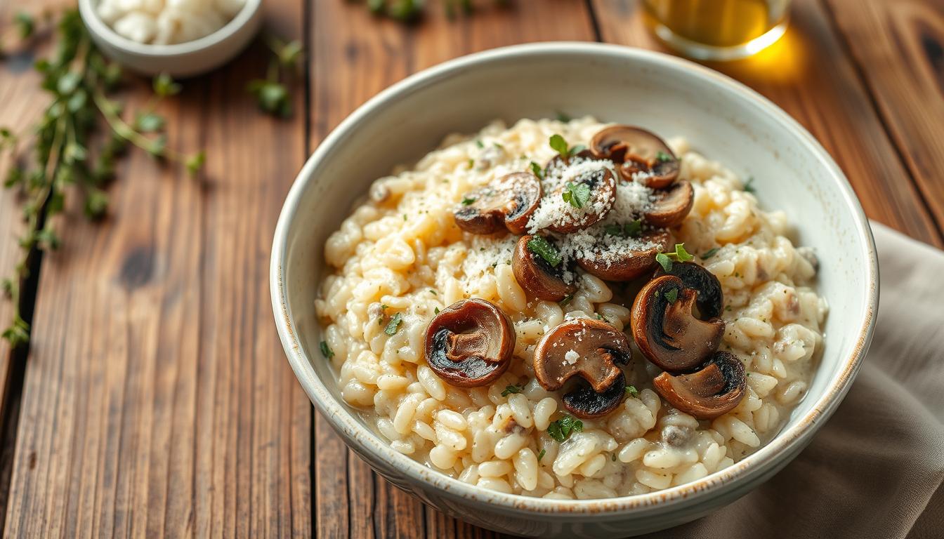 recipe for mushroom risotto italian​