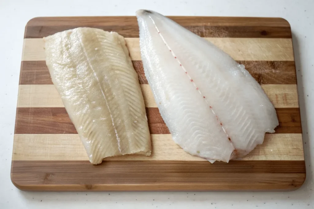 Comparison of John Dory, Halibut, and Cod Fillets